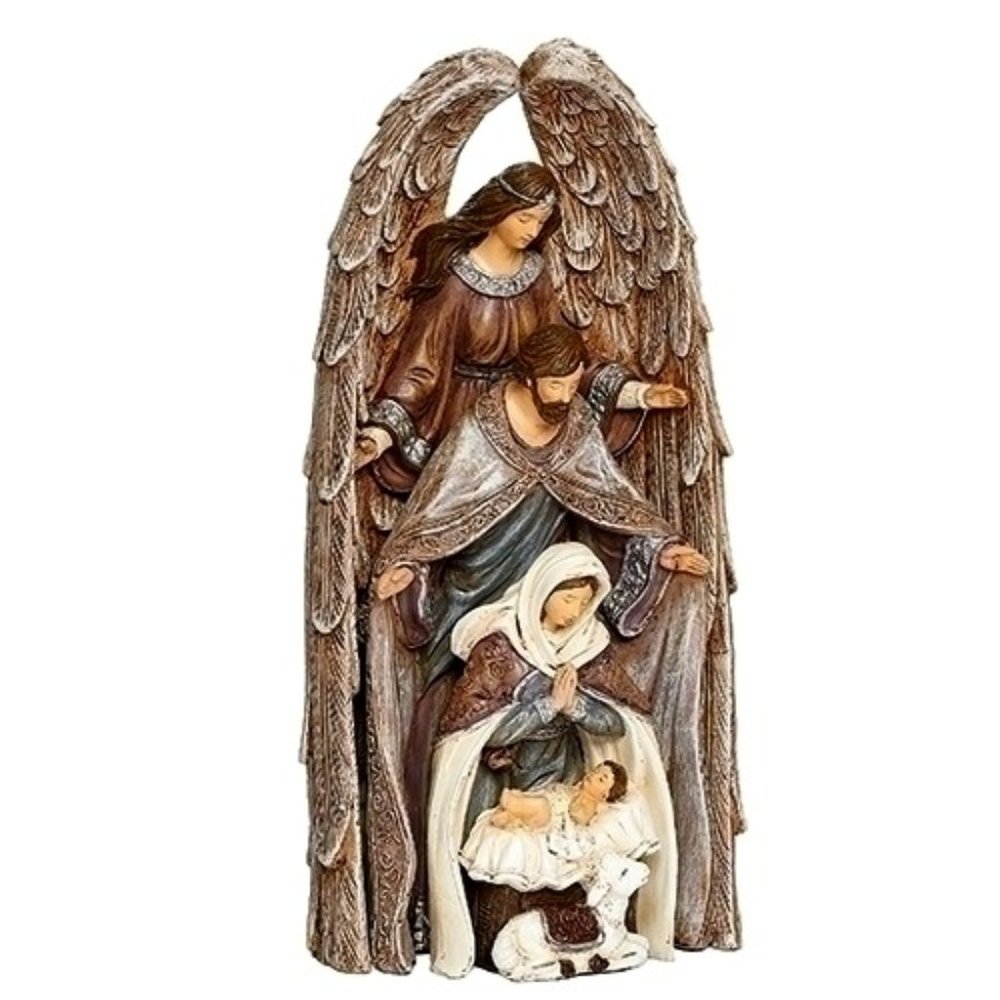 NIB Roman, Inc. 4-Piece Nesting Nativity Set Plum